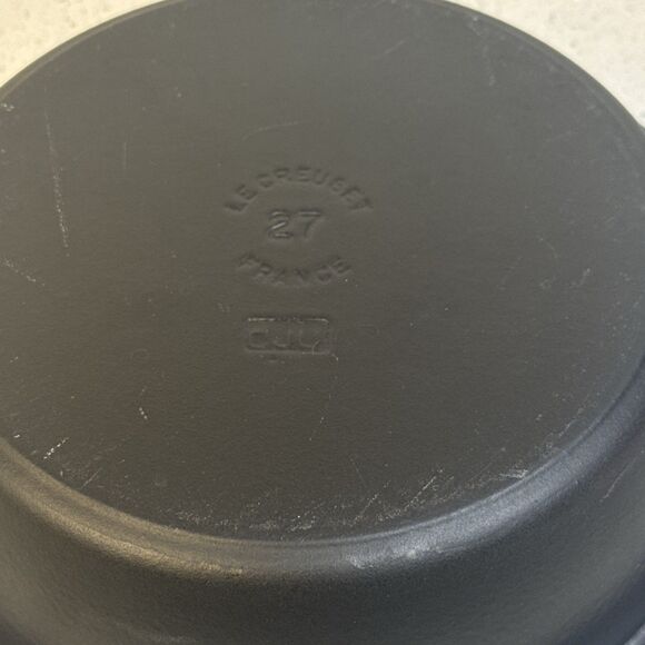 LE CREUSET #27 France Red Enamel Cast-Iron/Stoneware 2.5 Qt Moroccan TAGINE - Picture 10 of 16